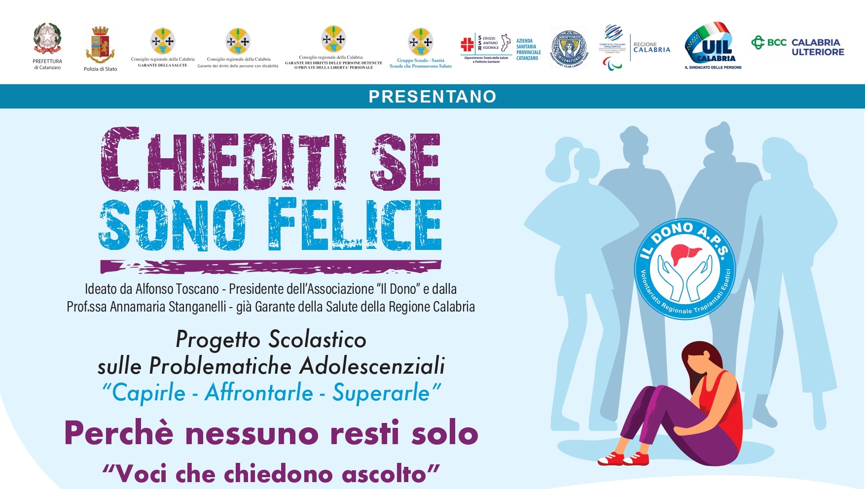 Chiediti se sono Felice. 6 Febbraio-Auditorium I.C. Perri Pitagora Don Milani